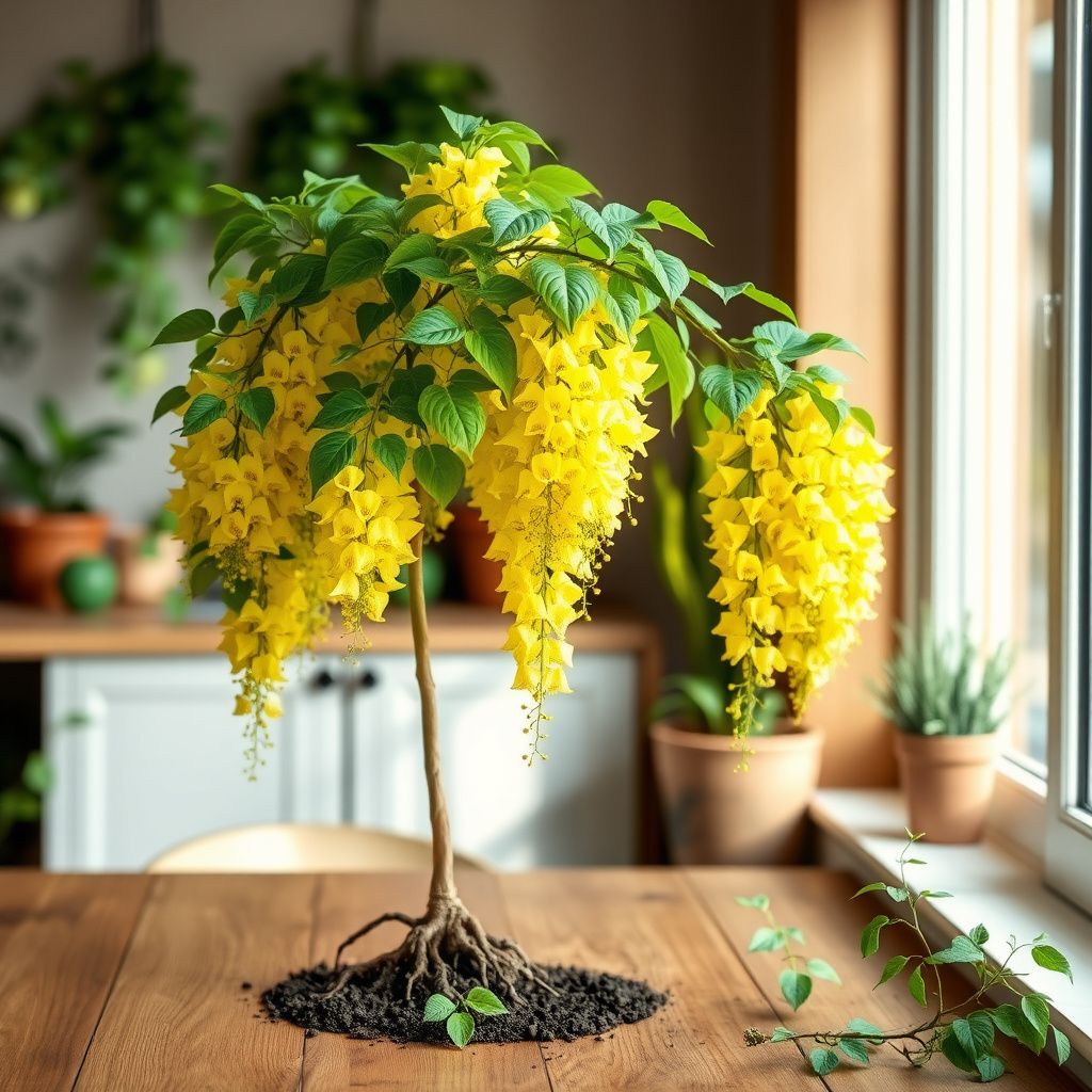 Yellow Wisteria Flower seeds for Planting Long Bloom Season Heirloom & GMO Free Seeds for Home Garden 
 
 Sale