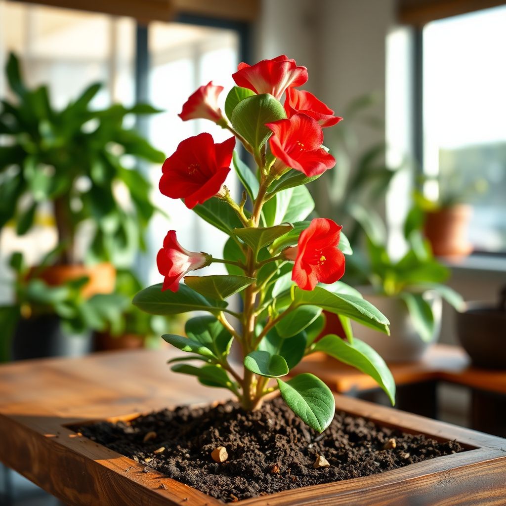 Adenium Flower Seeds for Planting - Brighten Your Garden with Stunning Red Adenium Blooms