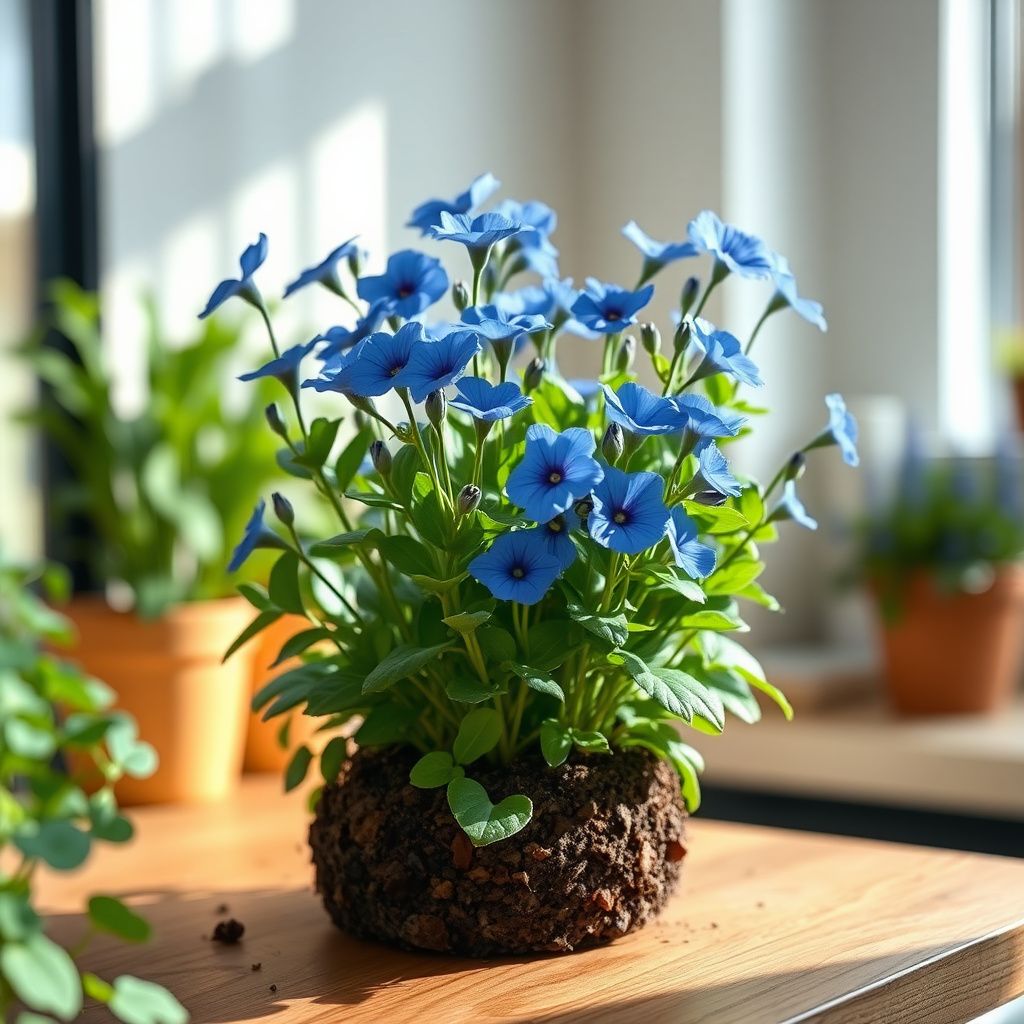 BLUE PIMPERNEL Seeds for Stunning Blue Flowers