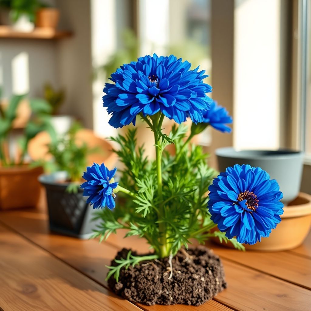 Beautiful Blue Marigold Flower Seeds for Your Home Garden