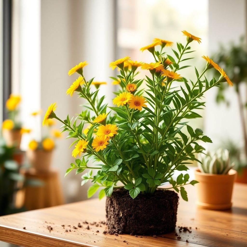 Yellow Tagetes Lemmonii Flowering Seeds for Easy Planting