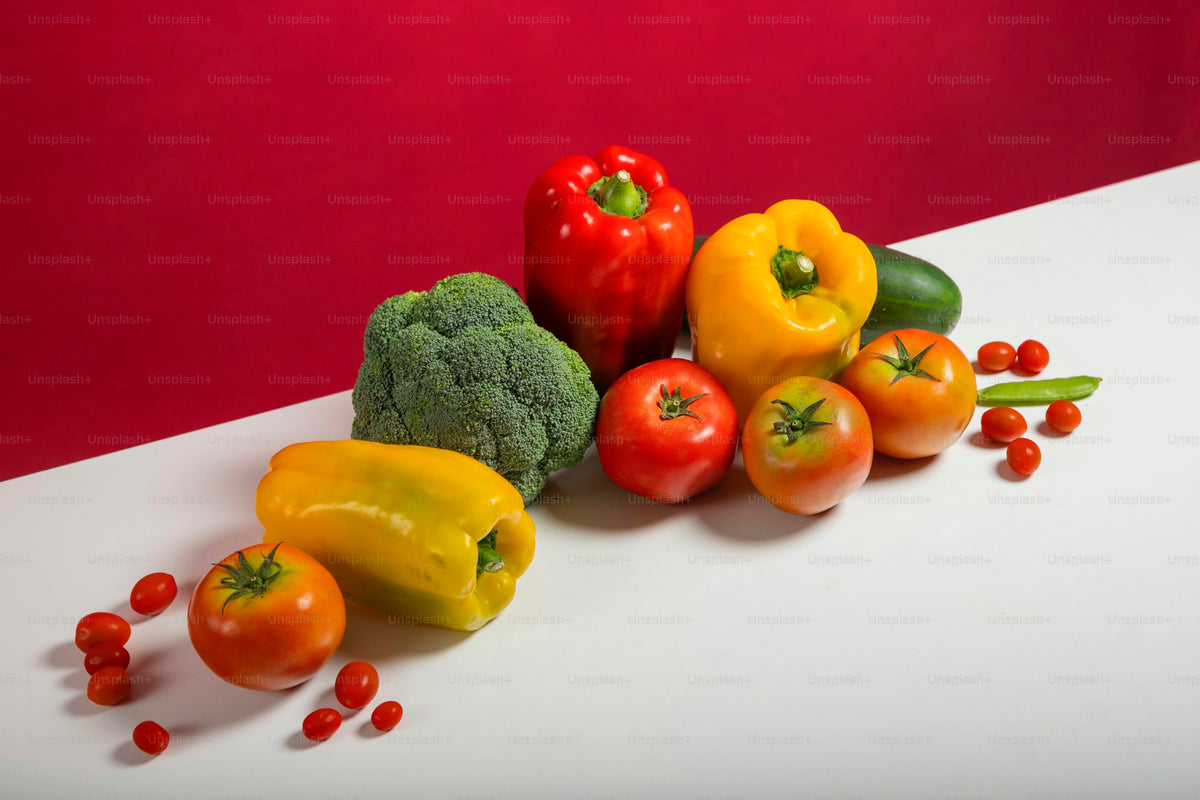 Warm season bell pepper plants grown from seeds
