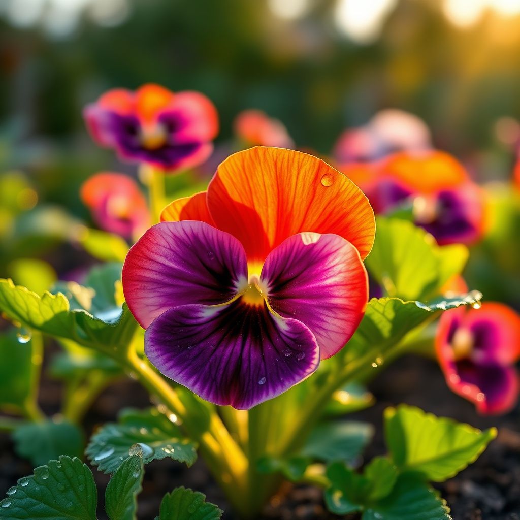 Pansy Flower Flower seeds for Planting - Wildflower Mix, Heirloom & GMO Free Seeds for Home Garden