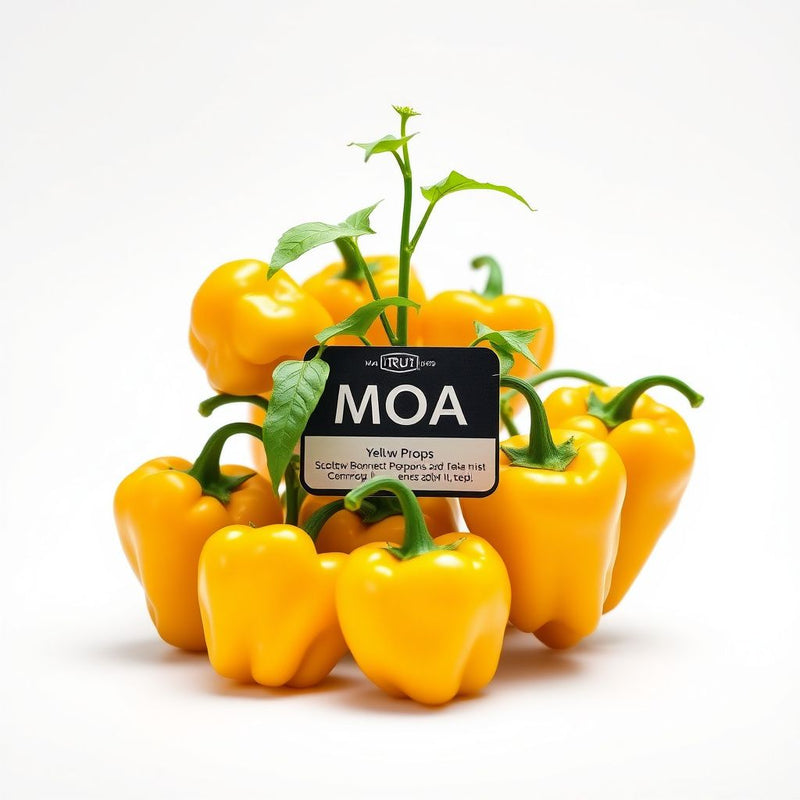 MOA Yellow Scotch Bonnet Pepper Seeds for Planting