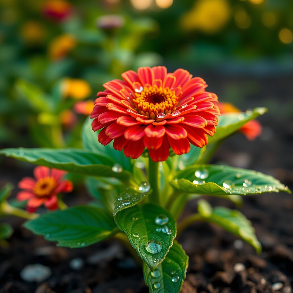 Zinnia Pumila Mix Zinnia elegans Seeds for Planting flower bed home garden