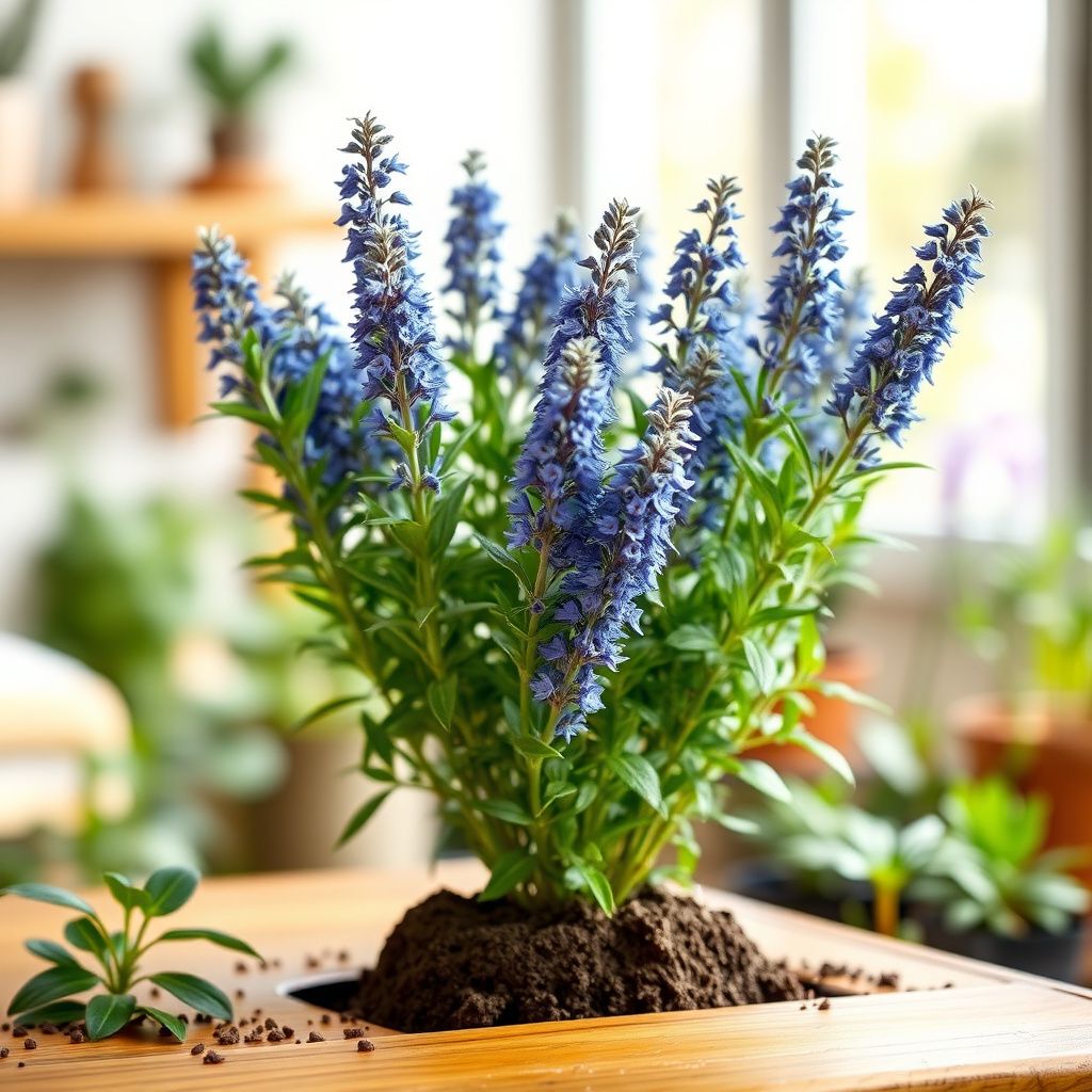 Blue Hyssop Flower Seeds for Easy Planting