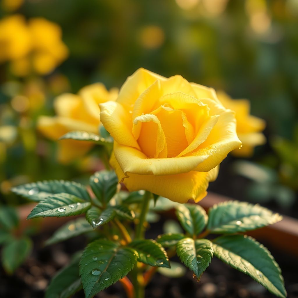 Yellow Rose Planting Seeds for Gorgeous Garden Displays
