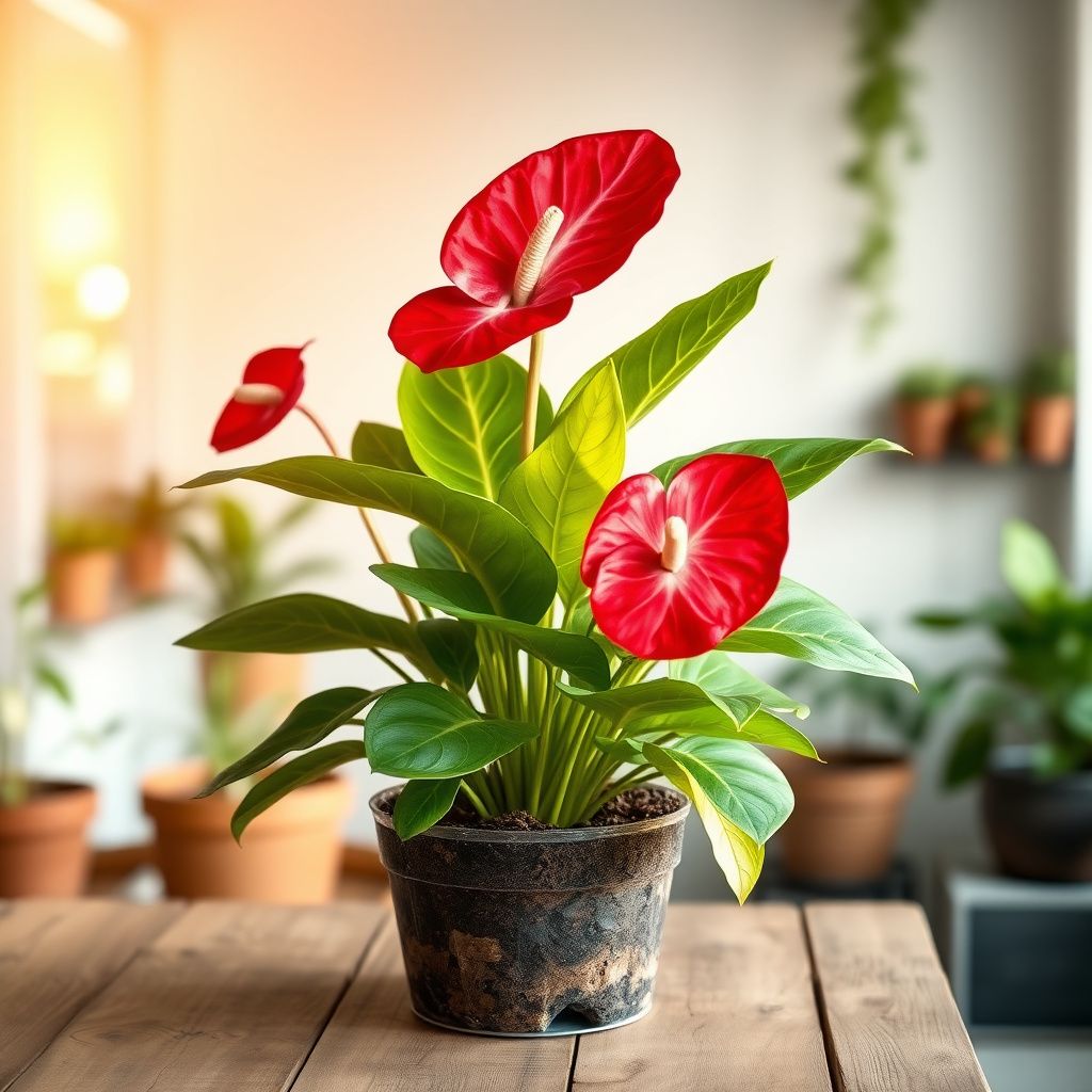 Anthurium Flower seeds for Planting Bright Blooms Heirloom & GMO Free Seeds for Home Garden
