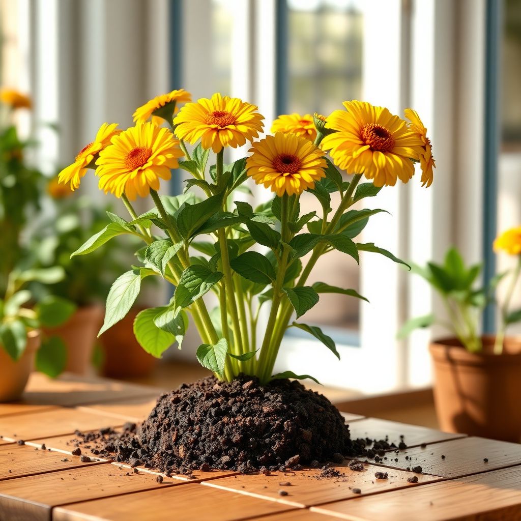 Zinnia Planting Flower Seeds Dark Yellow - For Colorful Blooms in Any Garden