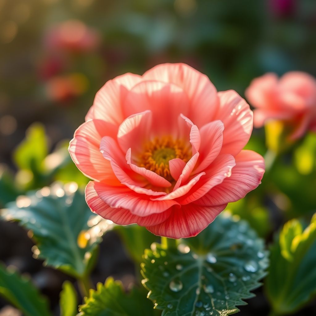 Peach Ranunculus Flower Seeds Drought Tolerant Heirloom & GMO Free Seeds for Home Garden
 
 Sale