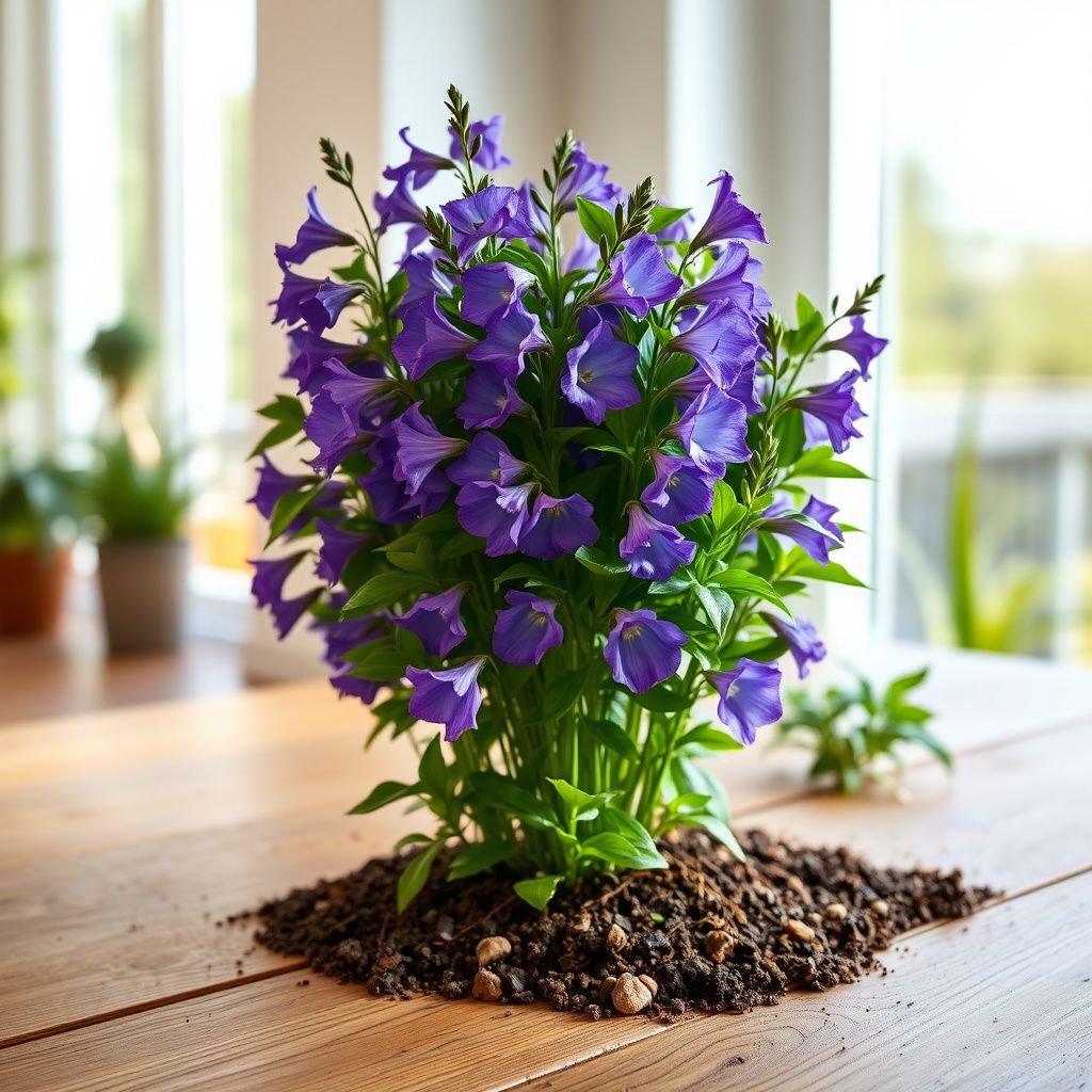 Bellflower Seeds for Planting Campanula Carpatica flower bed rock garden