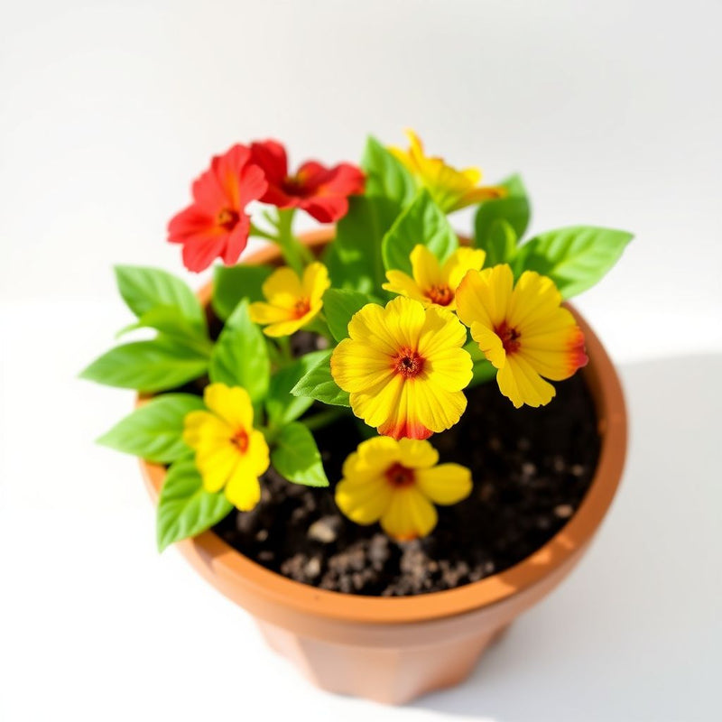 Yellow Red Four O'Clock Flower seeds for Planting - Wildflower Mix, Heirloom & GMO Free Seeds for Home Garden