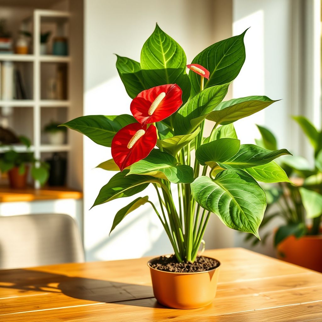 Anthurium Andraeanu Flower seeds for Planting Fragrant Blossoms Heirloom & GMO Free Seeds for Home Garden