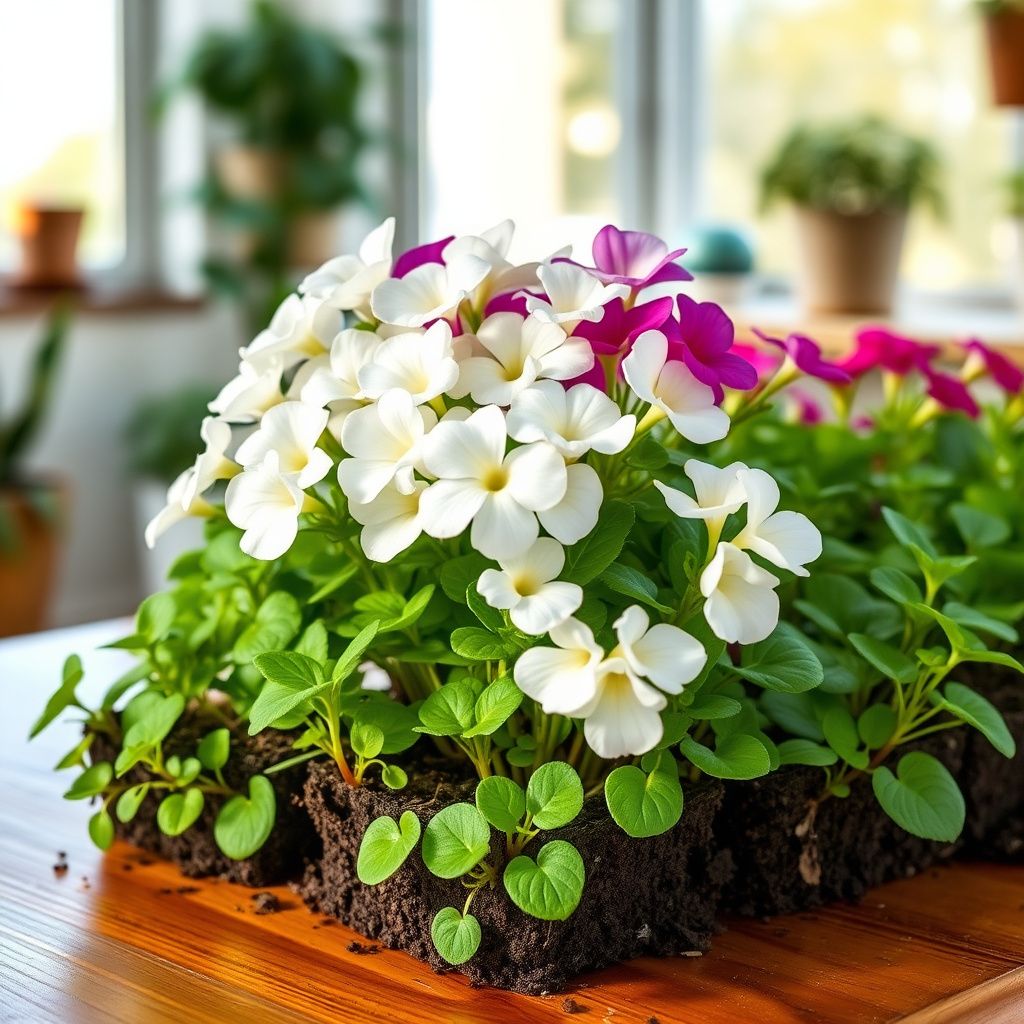 White Bacopa Utopia Flower seeds for Planting - Vibrant Colors, Heirloom & GMO Free Seeds for Home Garden