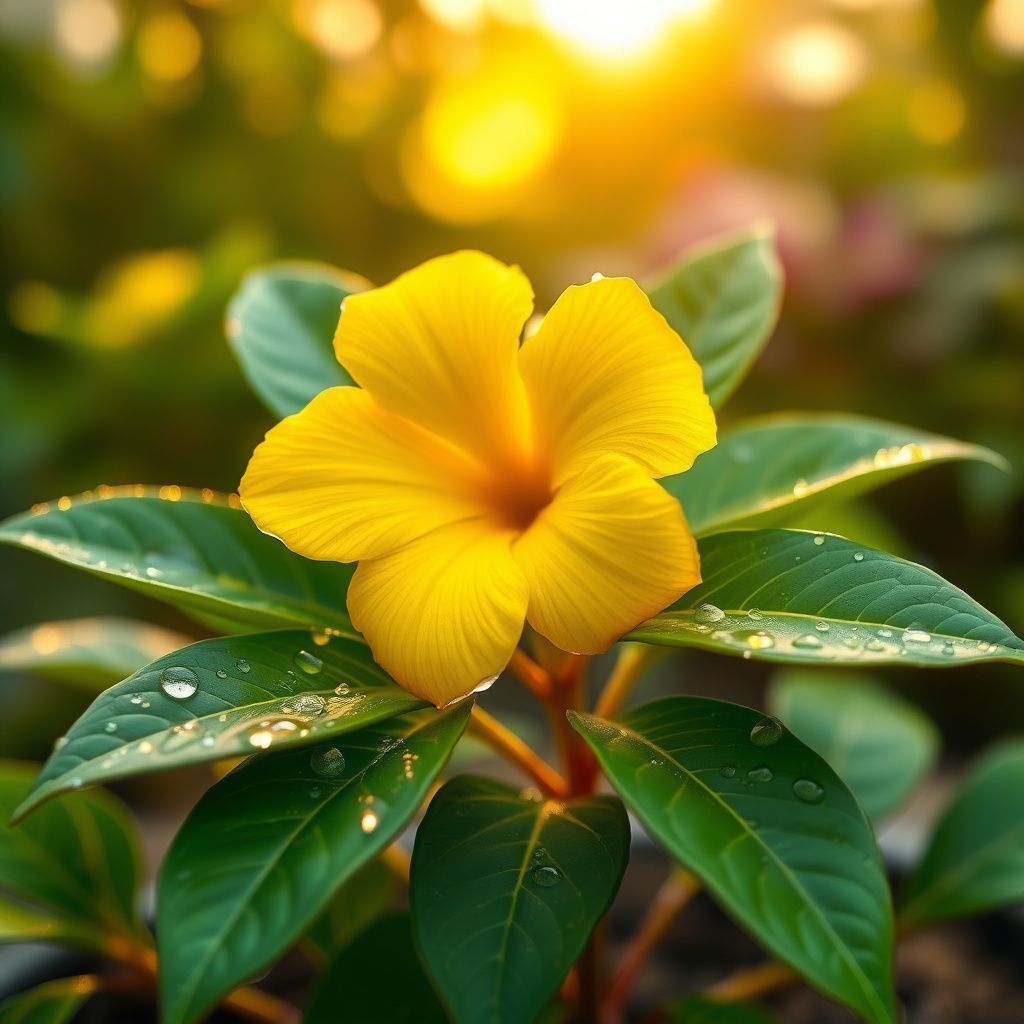 Allamanda Yellow flower Seeds, Plant for Vibrant Blooms