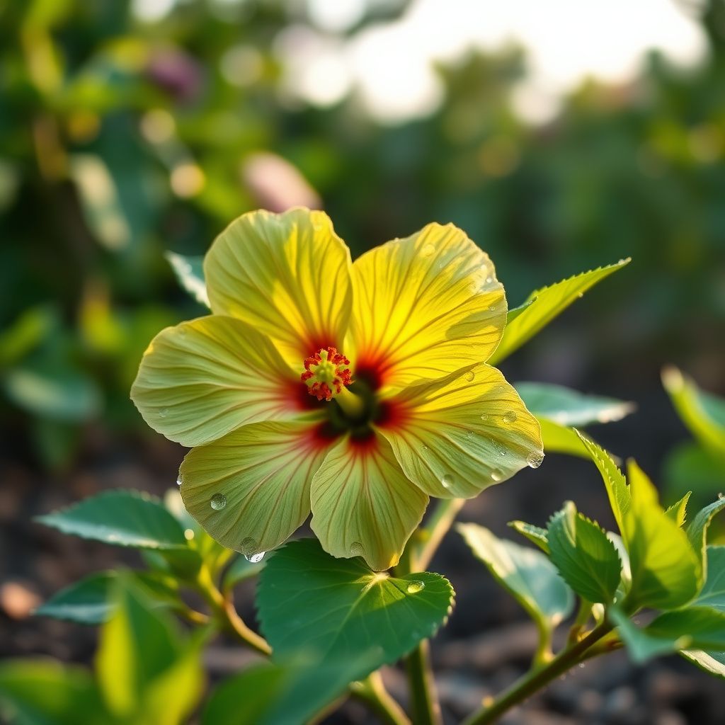 Army Green Hibiscus Flower seeds for Planting - Wildflower Mix, Heirloom & GMO Free Seeds for Home Garden