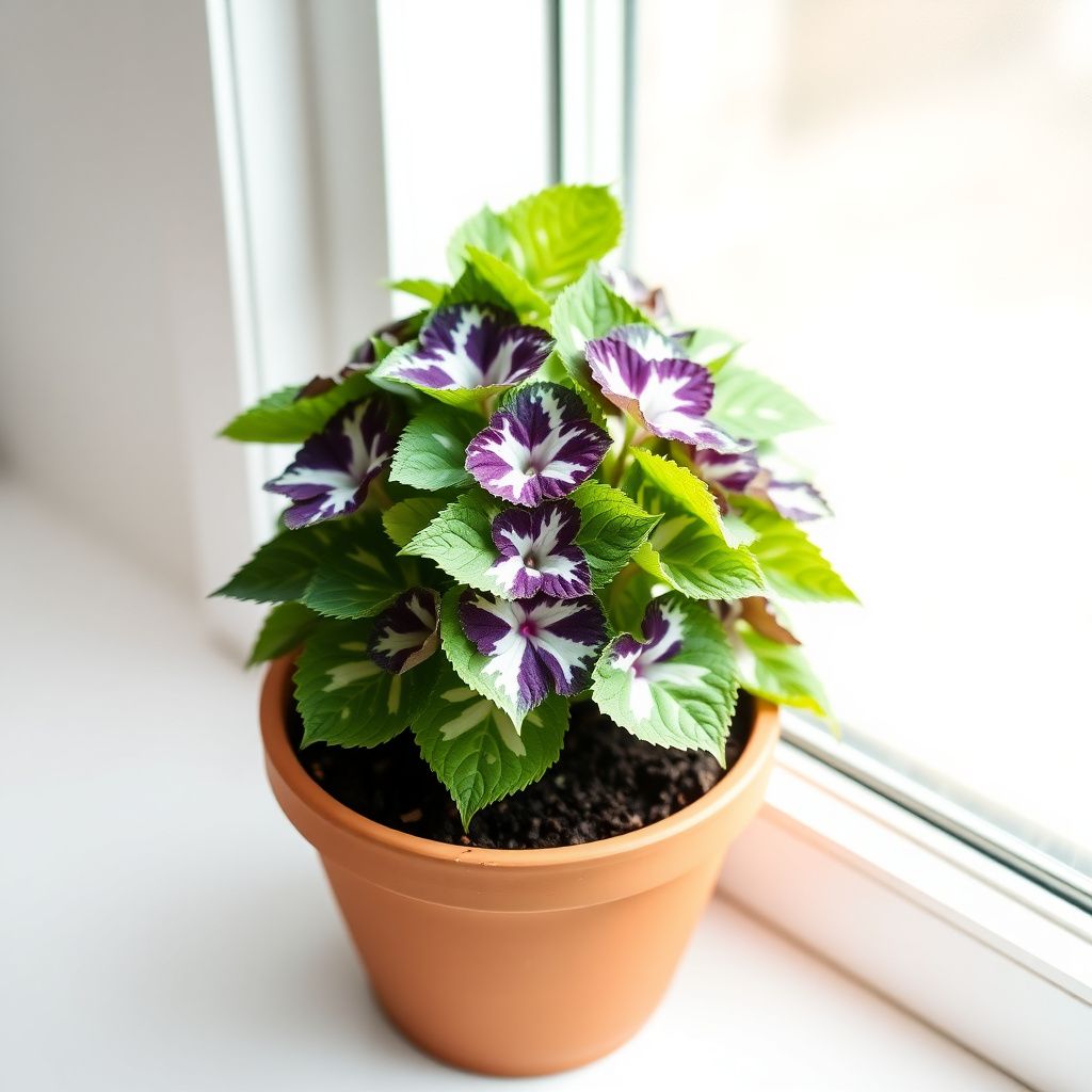 Blue White Coleus Flower seeds for Planting Vibrant Colors Heirloom & GMO Free Seeds for Home Garden