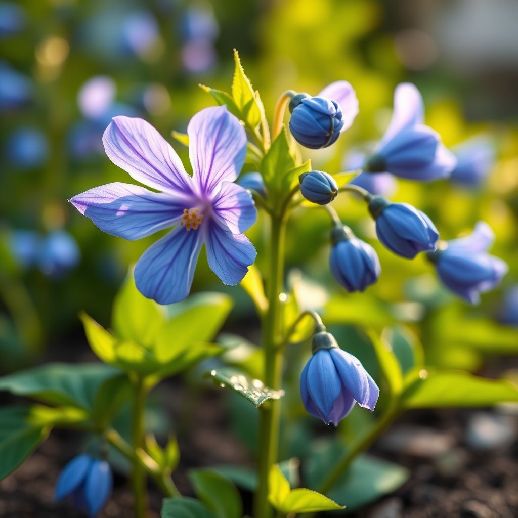 Balloon Flower Seeds - Blue (Platycodon) for Unique, Balloon-Shaped Blooms