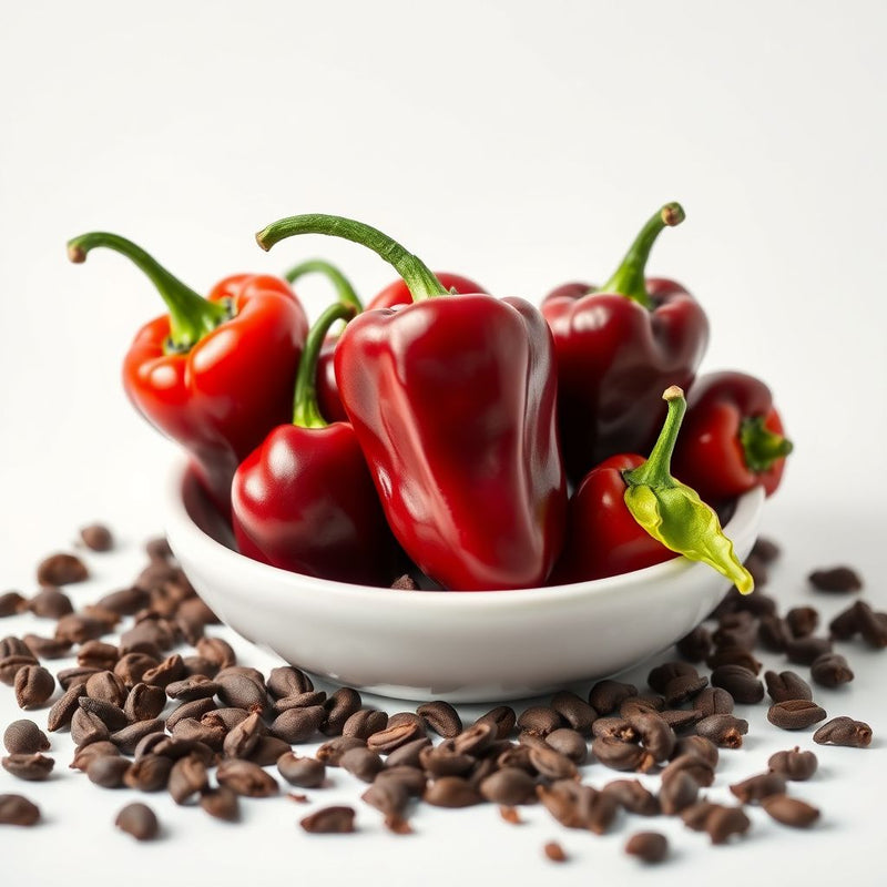 Chocolate Habanero Pepper Seeds for Home Gardening