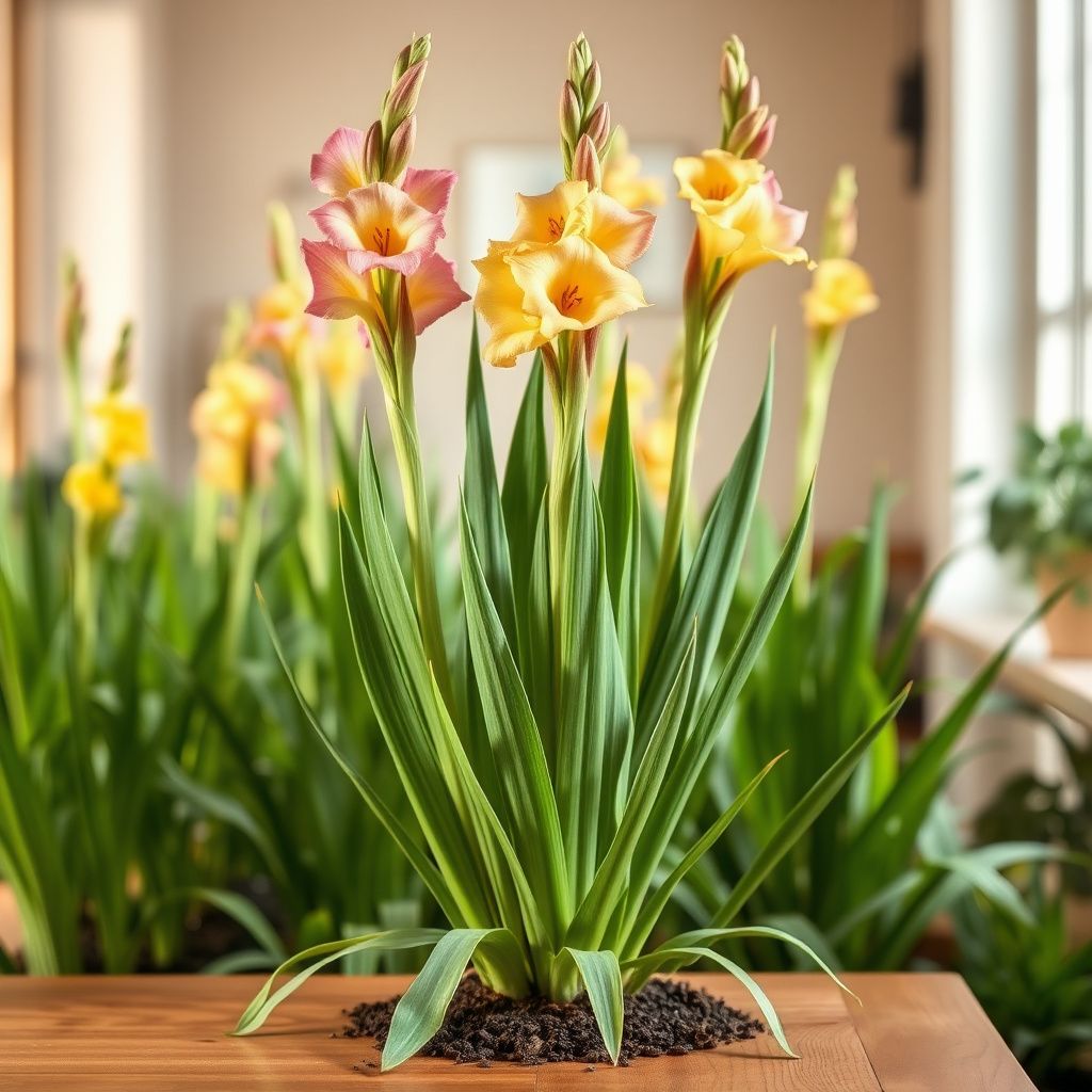Yellow Pink Gladiolus Flower Seeds for Planting – Perfect for Borders Heirloom & NonGMO Seeds for Home Garden
 
 Sale