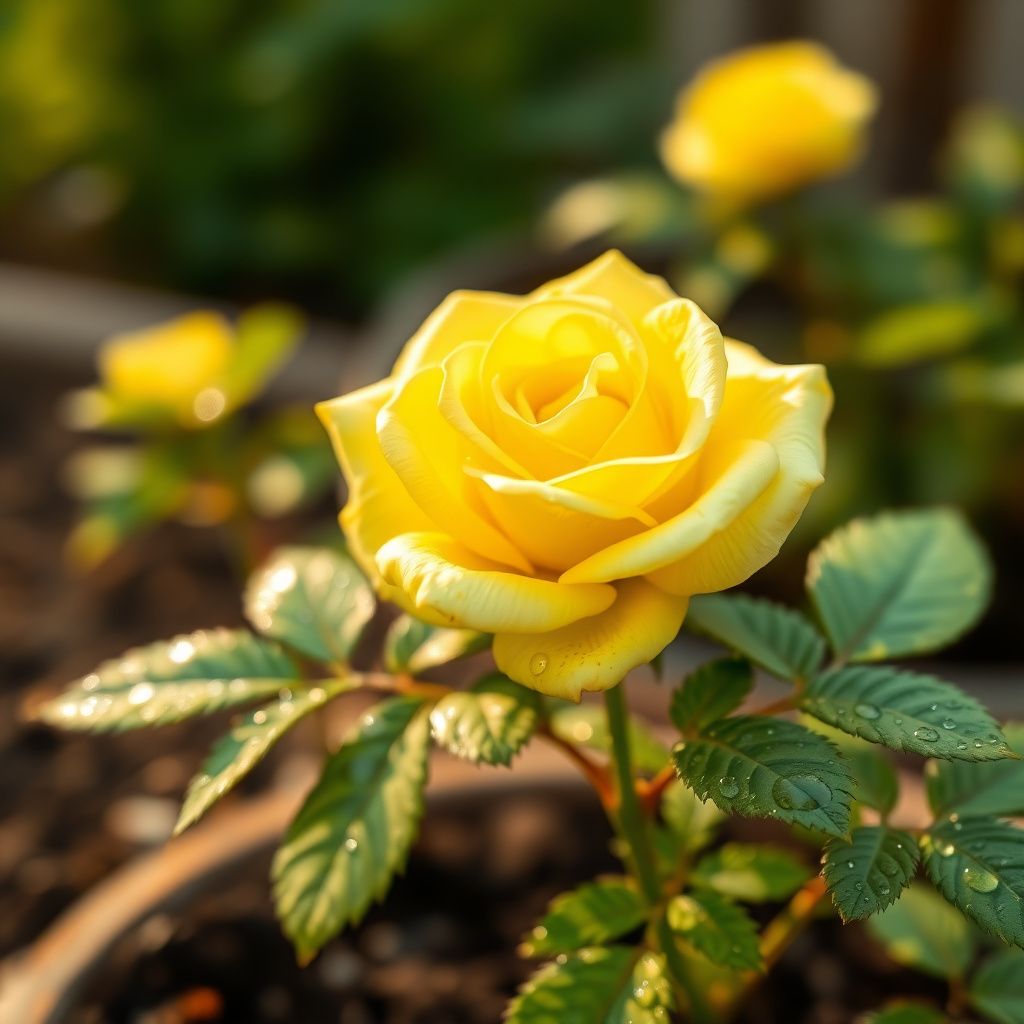 Yellow Rose Flower Seeds for Planting - Brighten Your Garden with Sunny Blooms