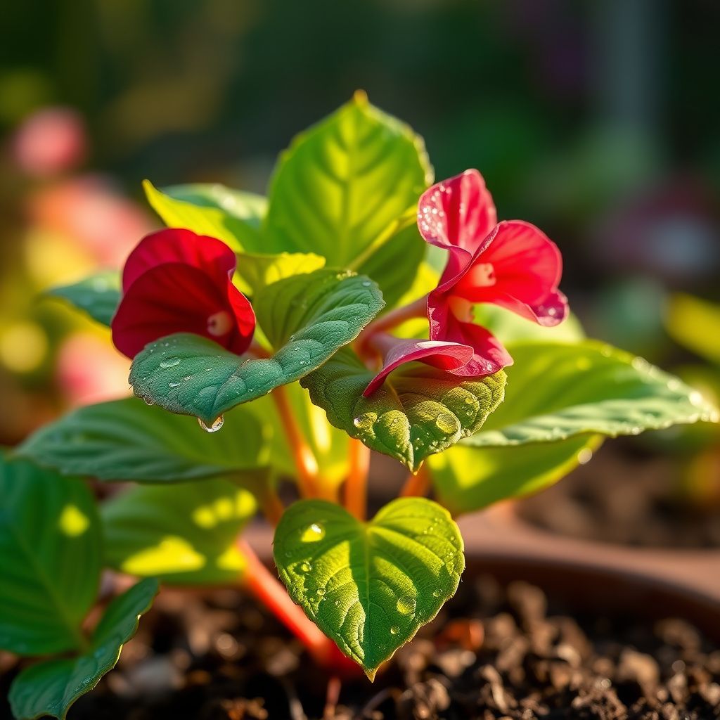 Ambassador Begonia Flower seeds for Planting Fragrant Blossoms Heirloom & GMO Free Seeds for Home Garden