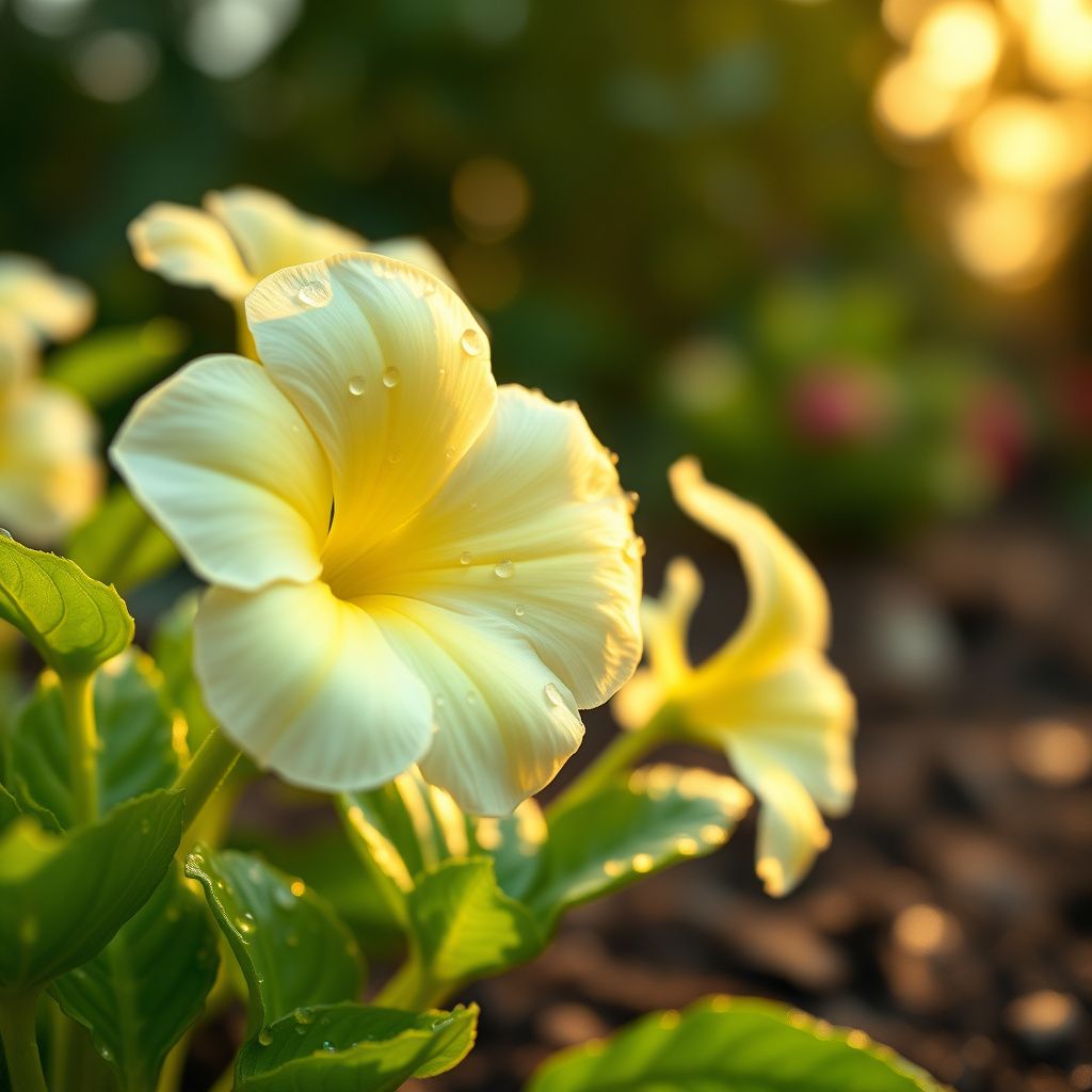 Yellow White Milkmaid Flower seeds for Planting - Fragrant Blossoms, Heirloom & GMO Free Seeds for Home Garden