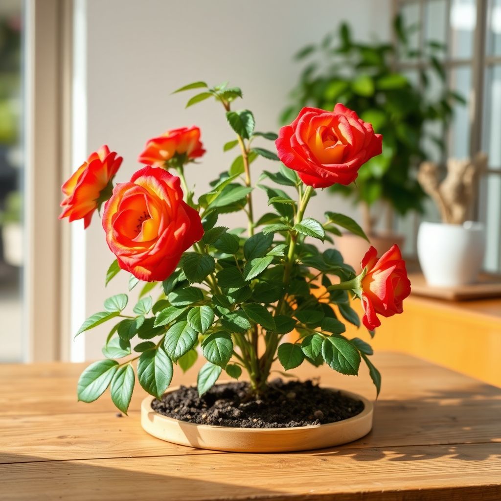 Rose Flower Seeds for Planting - Red and Yellow Blooms for a Colorful Garden