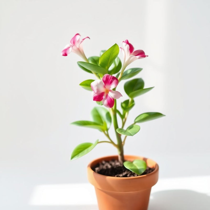 Adenium Obesum Flower seeds for Planting Low Maintenance Heirloom & GMO Free Seeds for Home Garden
