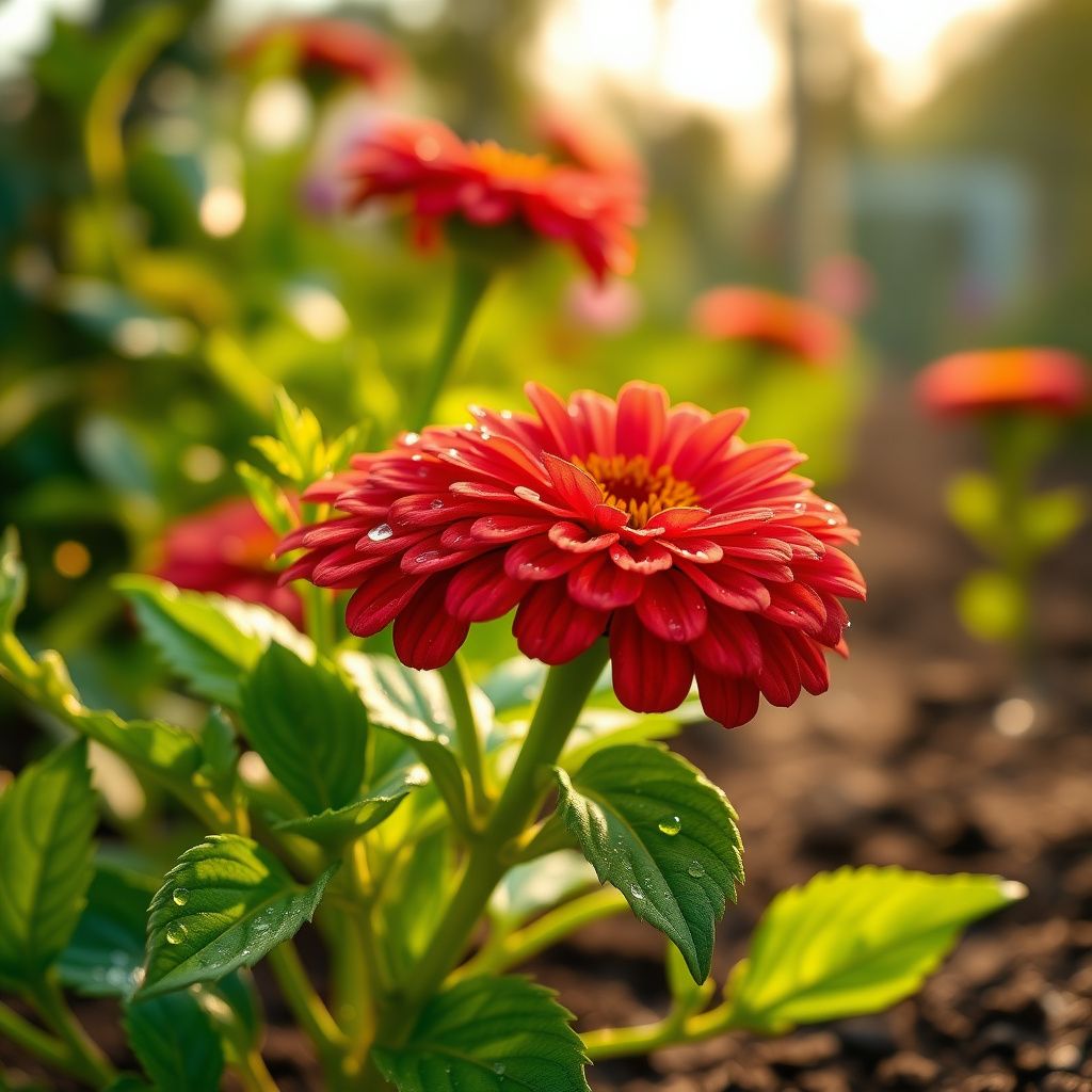 Zinnia Elegans Flower seeds for Planting Bright Blooms Heirloom & GMO Free Seeds for Home Garden 
 
 Sale