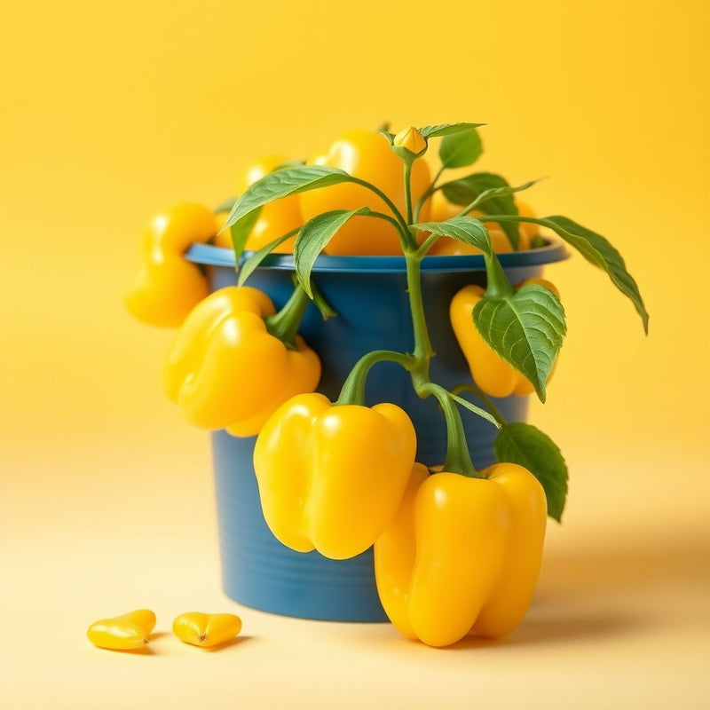 Light Yellow Bell Pepper Seeds for Planting