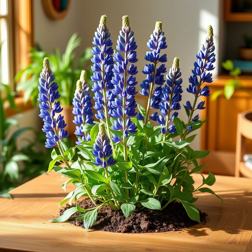 Sweet Blue Lupine Seeds – Hardy Perennial for Beautiful Flower and Nutrient-Rich Soil