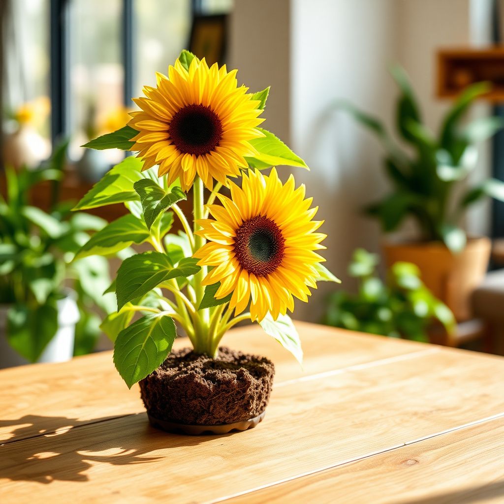 Dwarf Sunflower Seeds, Bonsai Dwarfs, Mini Indoor & Outdoor