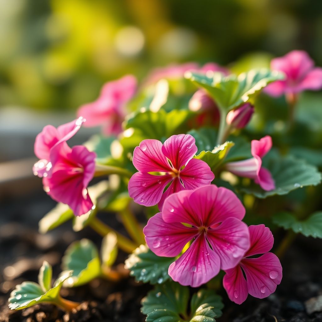 Geranium Pink Flower Planting Seeds for a Vibrant Garden