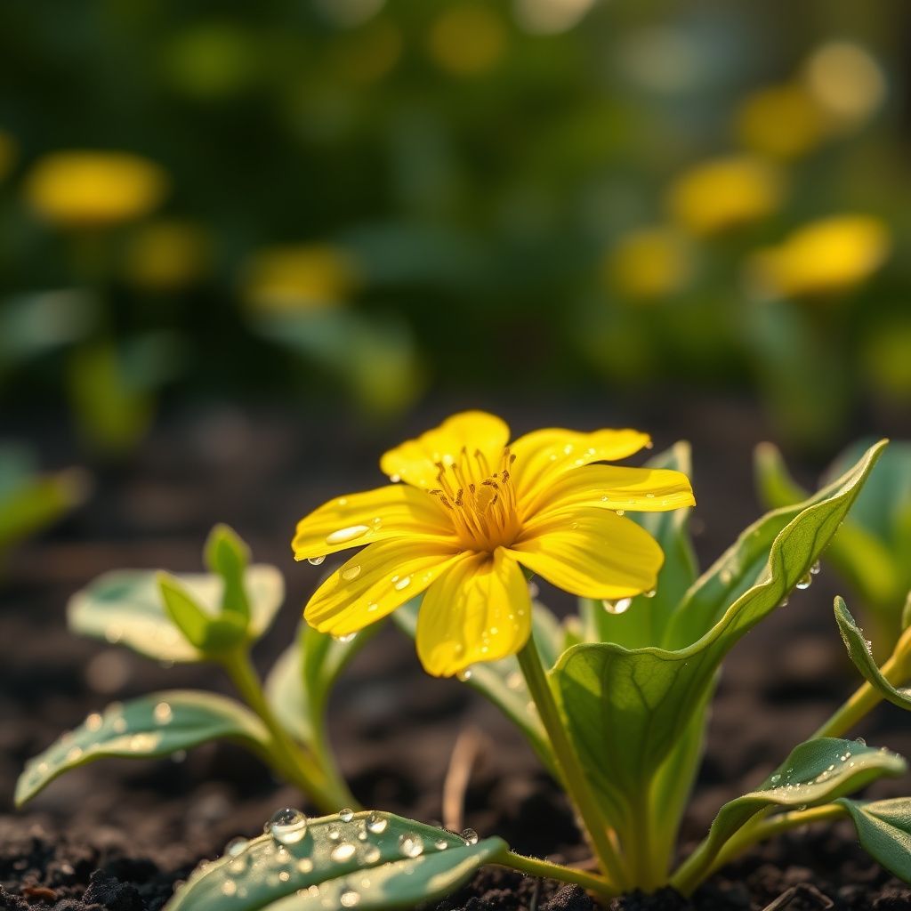 Yellow Linum Flavum Flower seeds for Planting - Shade Tolerant, Heirloom & GMO Free Seeds for Home Garden