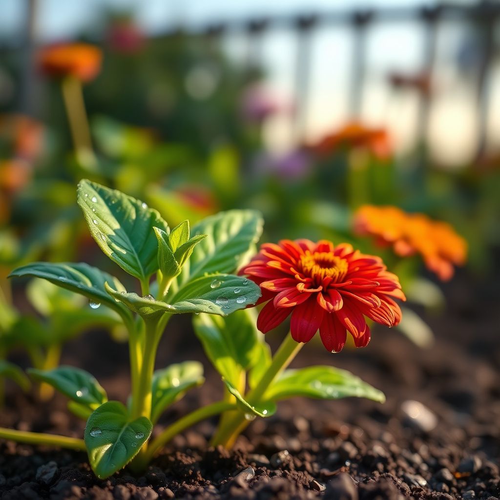 Zinnia Flower Seeds Planting Garden Vibrance