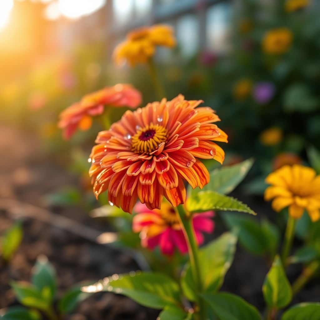 Zinnia Art Deco Fiore Mix Seeds for Stylish, Colorful Zinnia Blooms