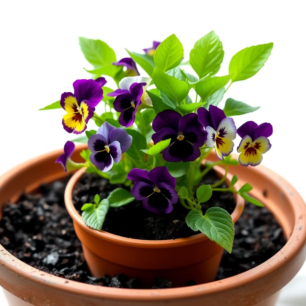 Mixed Pansy Swiss Flower seeds for Planting - Low Maintenance, Heirloom & GMO Free Seeds for Home Garden