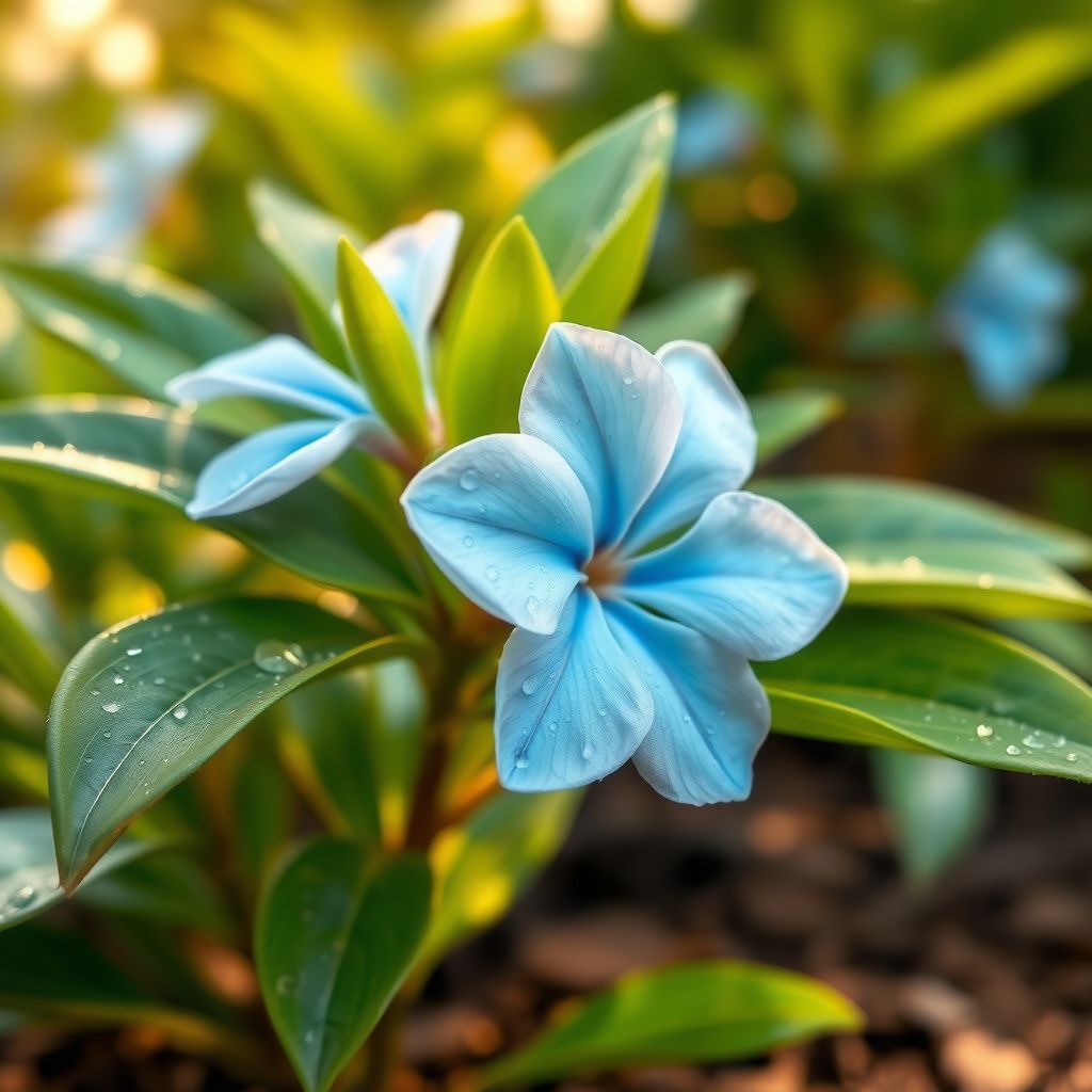 Frangipani Sky Blue Flower seeds for Planting Bright Blooms Heirloom & GMO Free Seeds for Home Garden 
 
 Sale