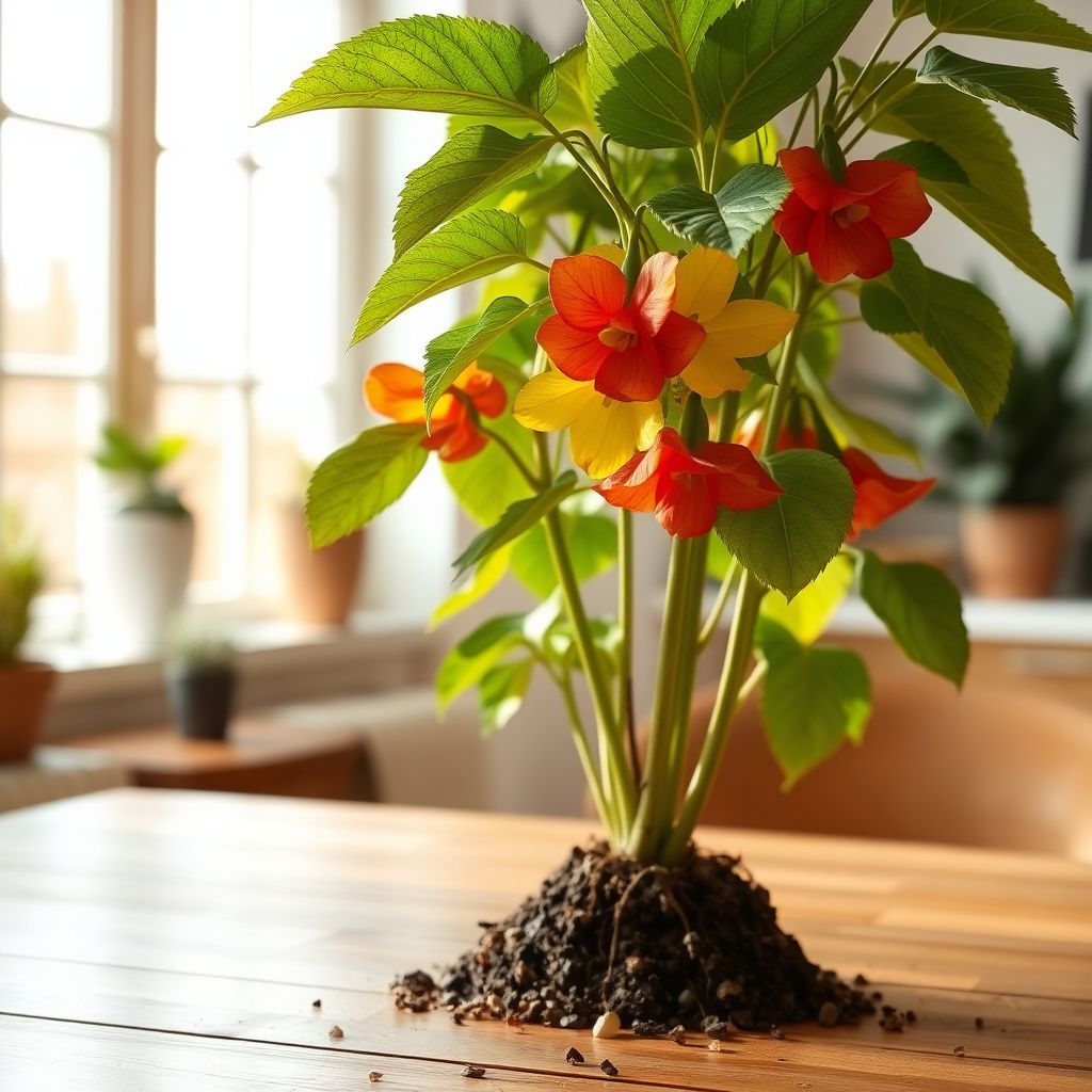 Abutilon Bellvue Flower seeds for Planting - Drought Tolerant, Heirloom & GMO Free Seeds for Home Garden