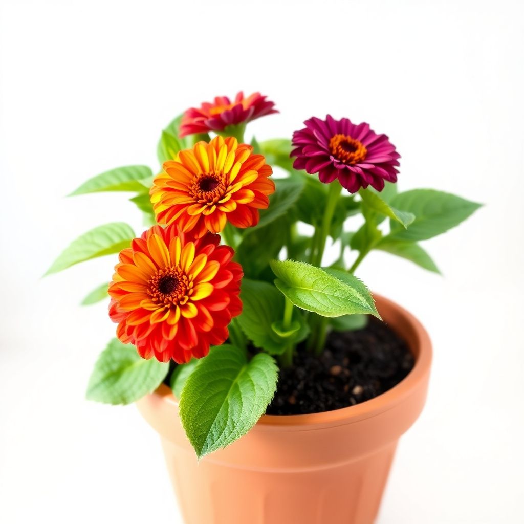 MultiColor Zinnia Flower seeds for Planting Easy to Grow Heirloom & GMO Free Seeds for Home Garden